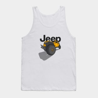 Jeep Design - Yellow Tank Top